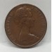 AUSTRALIA 1979 . ONE 1 CENT COIN . FEATHER-TAILED GLIDER